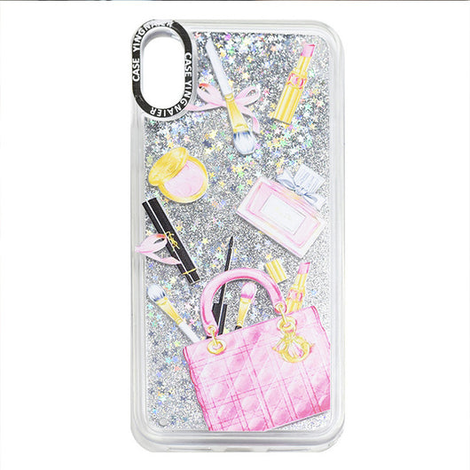 Funda iPhone Barbie Girl con Brillo Quicksand Compatible con Apple - Image 8