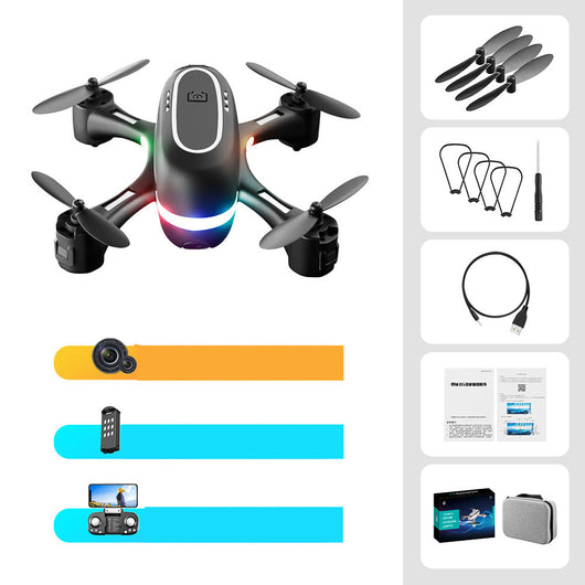 Dron de Fotografía Aérea con LED Degradado y Control Remoto - Image 12