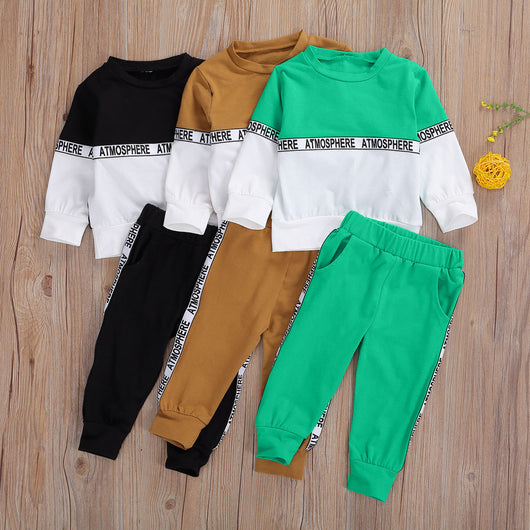 Conjunto Infantil Moderno con Sudadera y Pantalón Elástico - Image 5