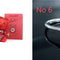 S925 Plateado Ring For Female European And American Diamond Love Set Rojo Set No 6