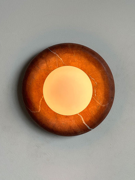 Lámpara de Pared Jade Natural Entrada Lujo Francés - Image 19