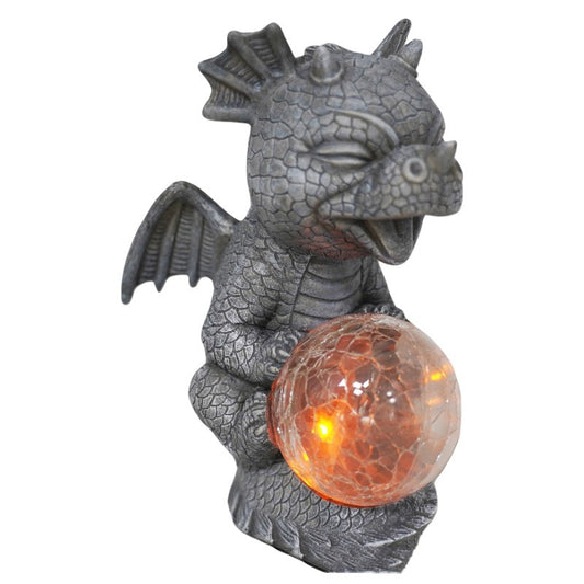 Lámpara Solar Dragón Alado con Luz LED para Jardín y Patio - Image 2