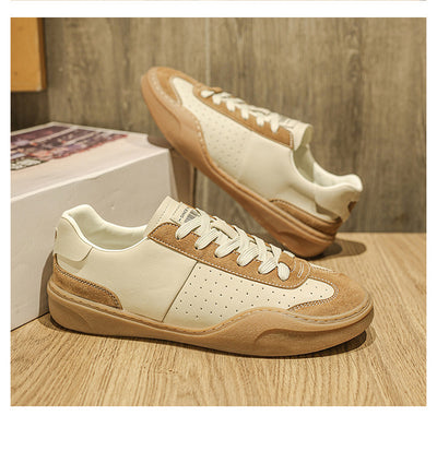 Zapatos Casuales de Cuero Genuino con Plataforma y Detalles en Contraste - Image 14