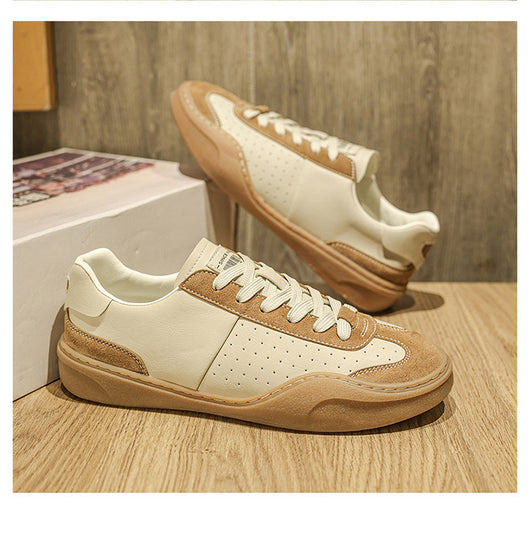 Zapatos Casuales de Cuero Genuino con Plataforma y Detalles en Contraste - Image 14
