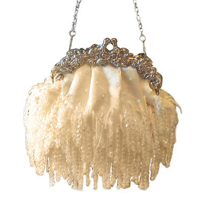 Bolsa de Novia Bordada a Mano con Cuentas - Image 7