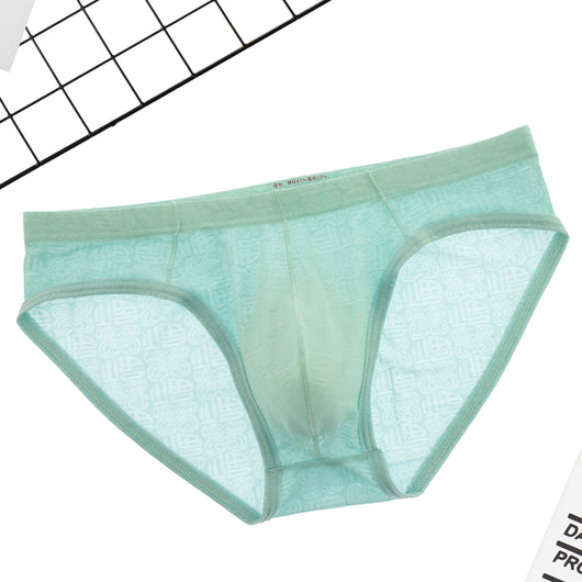Calzoncillos Boxer Hombre Seda Hielo Diseño Jacquard Sexy
