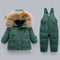 Conjunto de Abrigo Plumón para Bebé Niño - Colección Invierno