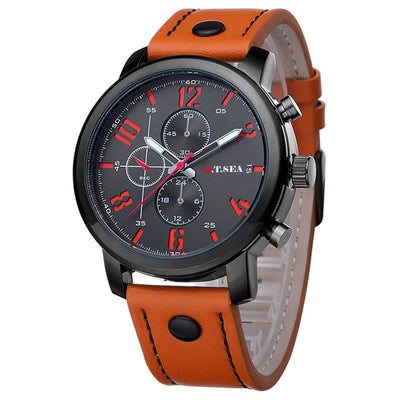 Reloj de Cuarzo con Diseño de Tres Esferas - Estilo Deportivo Moderno - Image 13
