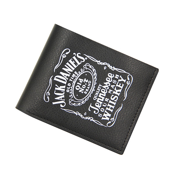 Cartera Corta para Hombre PU Negro de Moda