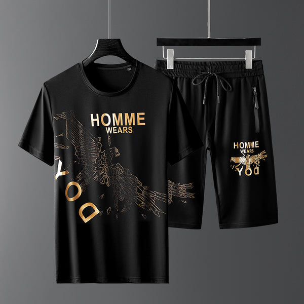 Conjunto de Shorts Tencel Ice Silk Hombre - Diseño Moderno y Fresco