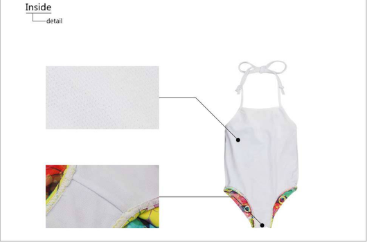 Traje de Baño Enterizo para Niñas con Estampados Divertidos - Image 6