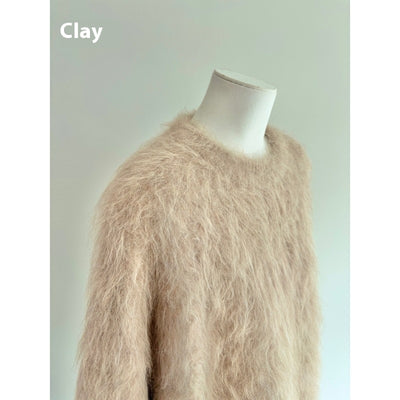 Suéter de Alpaca Tejido Suelto para Otoño e Invierno - Image 8