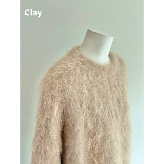 Suéter de Alpaca Tejido Suelto para Otoño e Invierno - Image 8