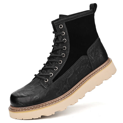 Botas de Trabajo Altas Estilo Británico para Hombre - Image 5