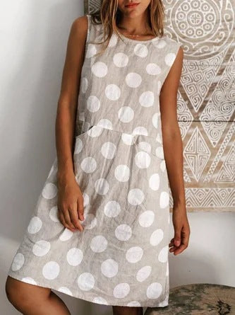 Vestido Tank Estampado 3D Cómodo para Uso Diario