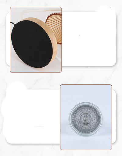 Lámpara de Aromaterapia y Derretidor de Cera con Base de Madera - Image 5
