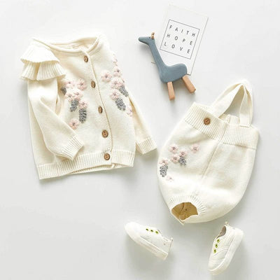 Enterizo Bordado para Bebé Otoño Invierno Estilo Princesa - Image 2