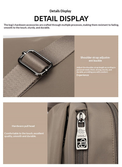 Bolsa Crossbody Casual Versátil con Múltiples Compartimentos - Image 18