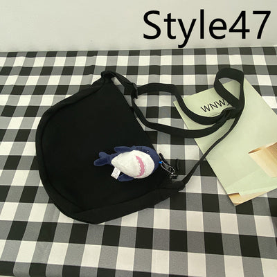 Bolsa Mensajero de Lona para Hombre - Bolso de Hombro Ligero y Versátil - Image 44