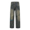 Calça Jeans Reta com Costura em Relevo - Design Urbano Tridimensional