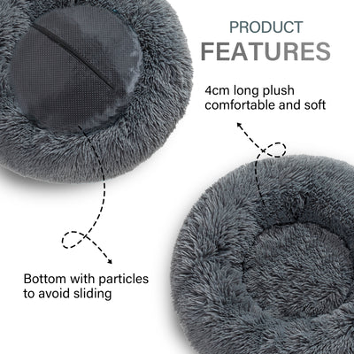 Cama Donut para Perros - Cómoda Felpa Suave Lavable - Image 105