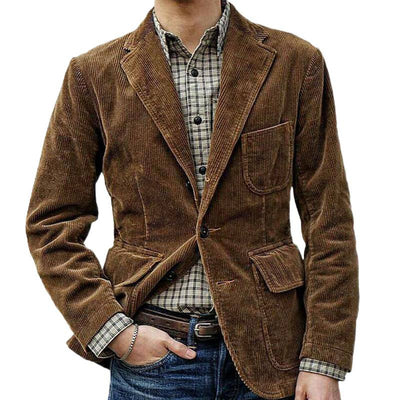 Traje Minimalista Retro para Hombre - Diseño Clásico Contemporáneo - Image 2