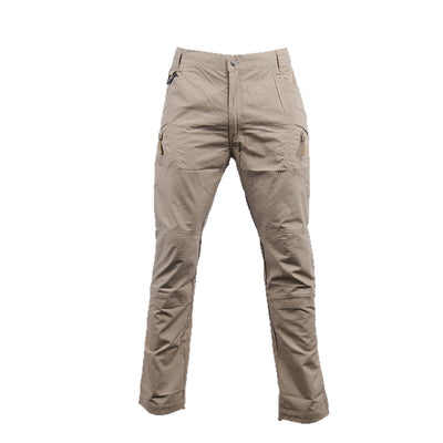 Pantalones Cargo Rectos Transpirables Resistentes a Rasguños con Múltiples Bolsillos - Image 4