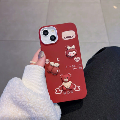 Funda de Silicona para Teléfono Osita Animada - Image 4