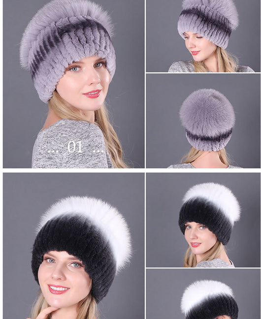 Gorro de Invierno de Piel de Conejo Rex - Abrigo Máximo - Image 24