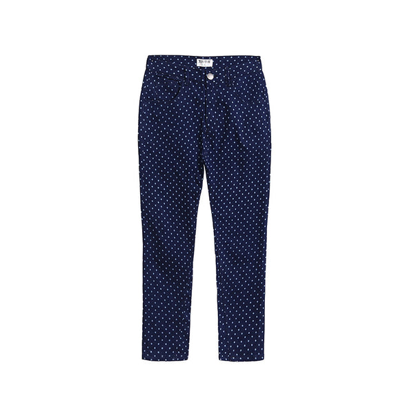 Pantalones Slim con Estampado de Lunares para Hombre