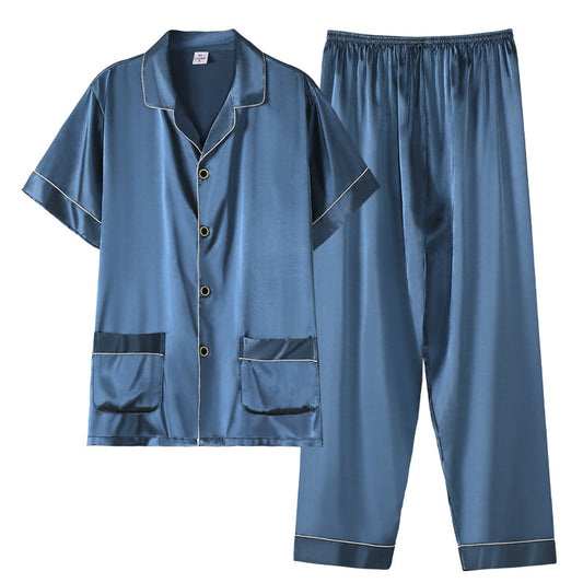 Pijama Corto Ligero para Hombre - Conjunto Cómodo de Verano