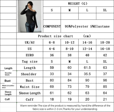 Blusa Otoño Invierno Diseño Exclusivo Patchwork Plumas Hombro Asimétrico Manga Larga Ajustada - Image 7