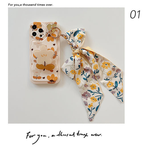 Funda para Celular Seda con Flores y Hojas Otoñales - Image 12