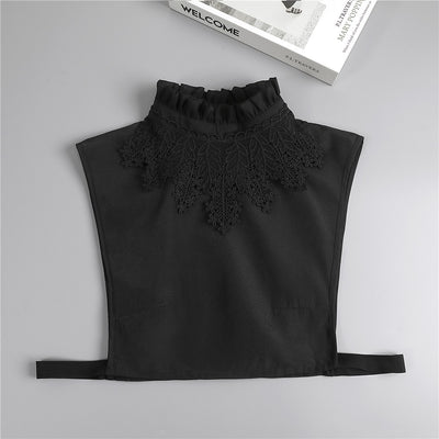 Cuello Postizo Floral para Mujer - Accesorio Decorativo Stand-up - Image 4