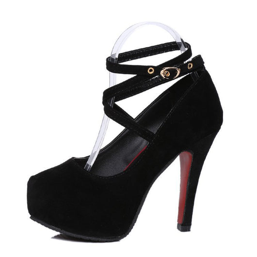 Zapatos de Tacón Stiletto Plataforma Impermeables para Fiesta Nocturna