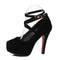 Zapatos de Tacón Stiletto Plataforma Impermeables para Fiesta Nocturna