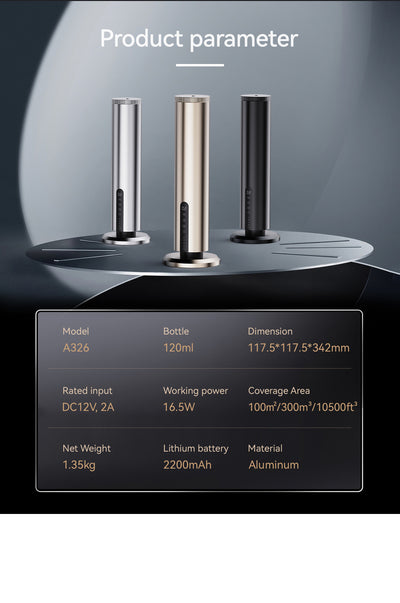 Difusor Aromático Bluetooth con Carga Silenciosa y Diseño Premium - Image 18