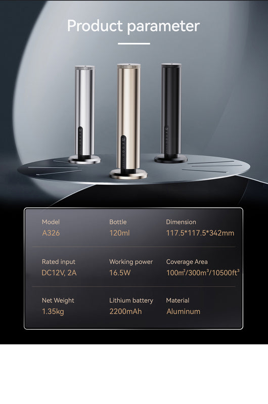 Difusor Aromático Bluetooth con Carga Silenciosa y Diseño Premium - Image 18