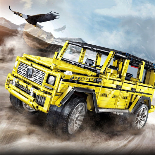 Vehículo Todoterreno Mercedes-Benz G65 Amarillo - Bloques de Construcción Armables - Image 3