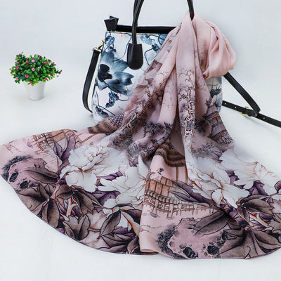 Pañuelo de Seda Protector Solar para Mujer - Image 55
