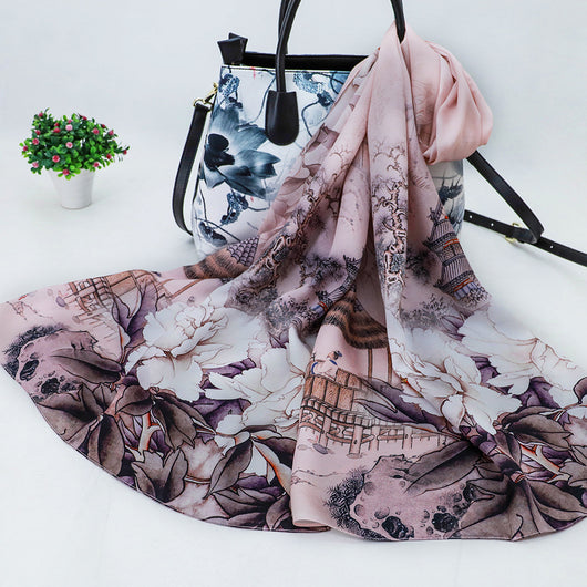 Pañuelo de Seda Protector Solar para Mujer - Image 55