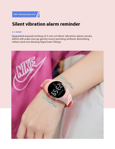 Reloj Deportivo Despertador Vibración Impermeable para Estudiantes - Image 20
