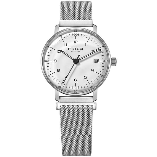 Reloj Ultradelgado Impermeable para Mujer con Movimiento Japonés y Calendario - Image 5