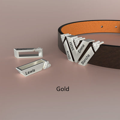 Pulsera de Cuero Personalizada con Sistema de Cierre Ajustable - Image 29