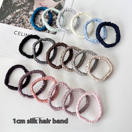 Anillo Elástico de Seda para Cabello - Suave sin Marcas