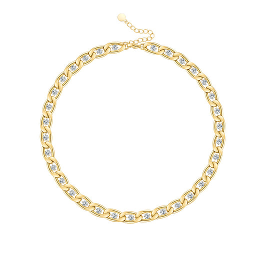 Collar de Acero Titanio con Garra de Diamante y Cadena - Image 3