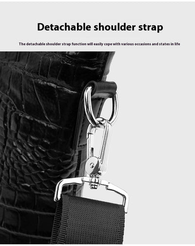 Maletín Ejecutivo para Hombre con Patrón Cocodrilo - Bolsa de Negocios y Computadora - Image 25