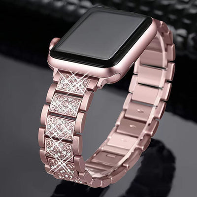 Correa de Cadena de Diamantes para Apple Watch - Compatible con Todos los Modelos - Image 21