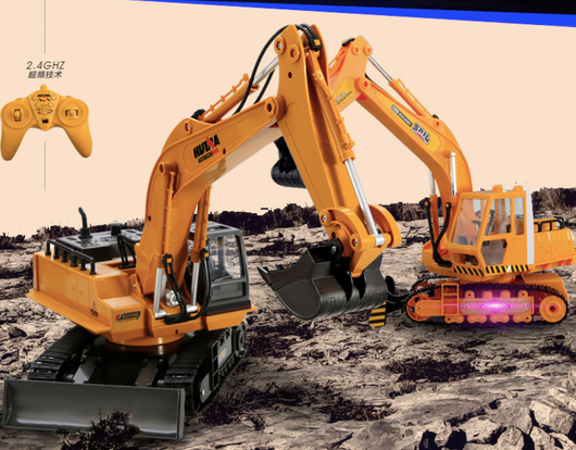 Excavadora de Aleación Teledirigida 2.4G - Vehículo de Ingeniería para Niños - Image 10