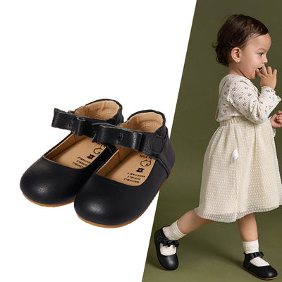 Zapatos de Cuero para Bebé y Niña - Suela Blanda Princesa - Image 9